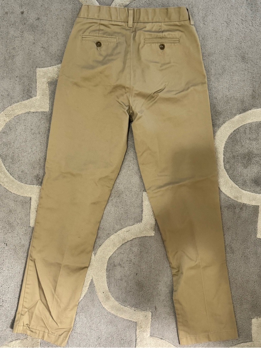 Lands' End Boy’s Khaki Chino Pants - EUC - Tan - Picture 2 of 7